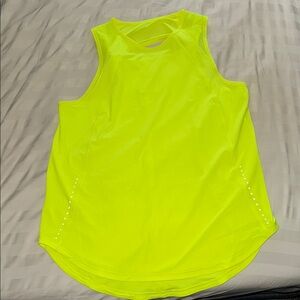 Lululemon Athletica Yellow Sleeveless Tank Top